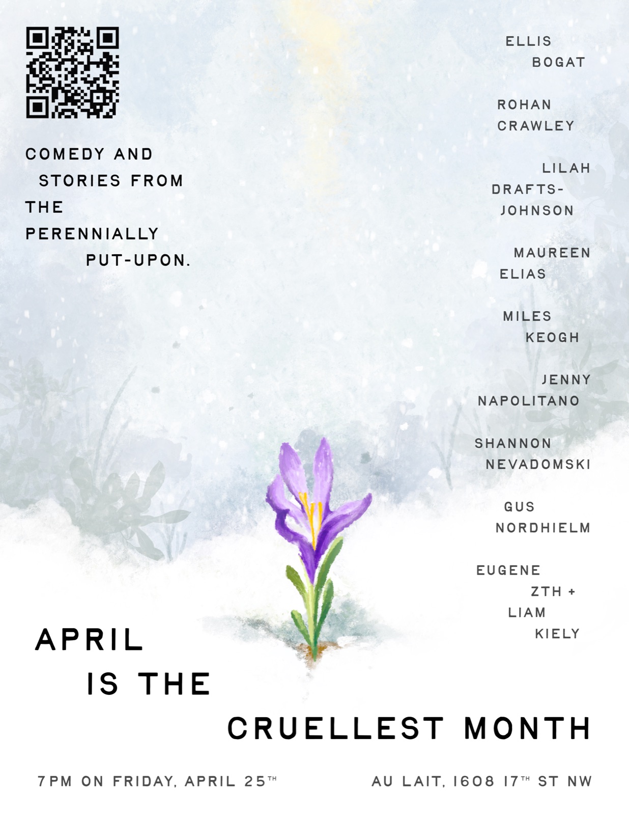 Poster for April is the cruellest month