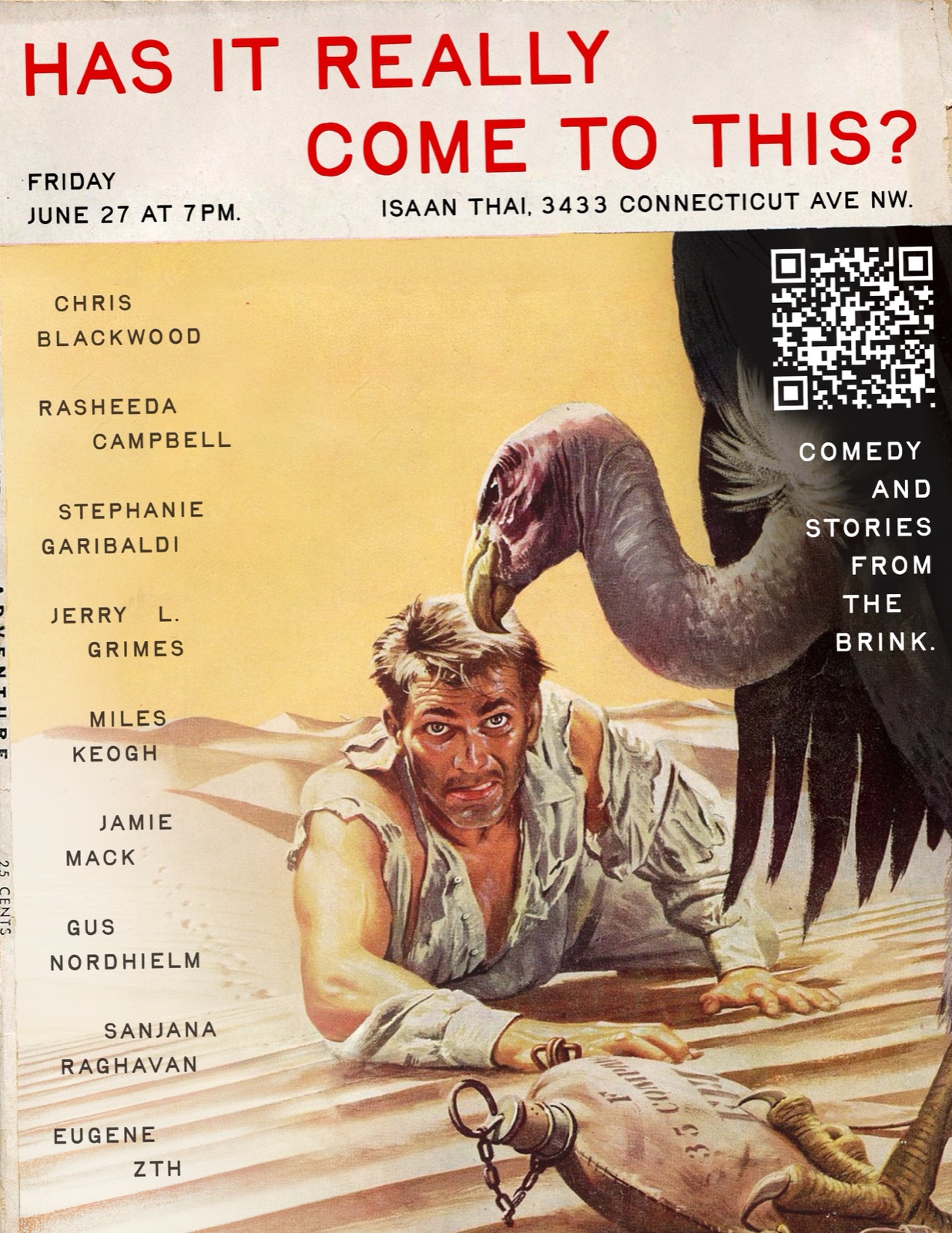 Poster for Has it really come to this?