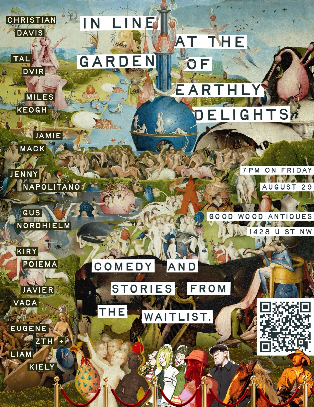 Poster for In line at the Garden of Earthly Delights